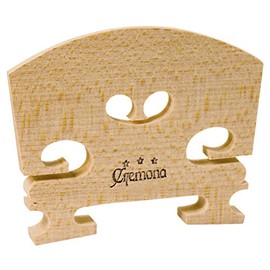 Cremona VP-203 3-star Violin Bridge - 1/16 Size
