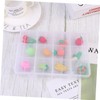 LALAFINA 12pcs Fruit Shaped Pencil Eraser Cute Cartoon Stationery for