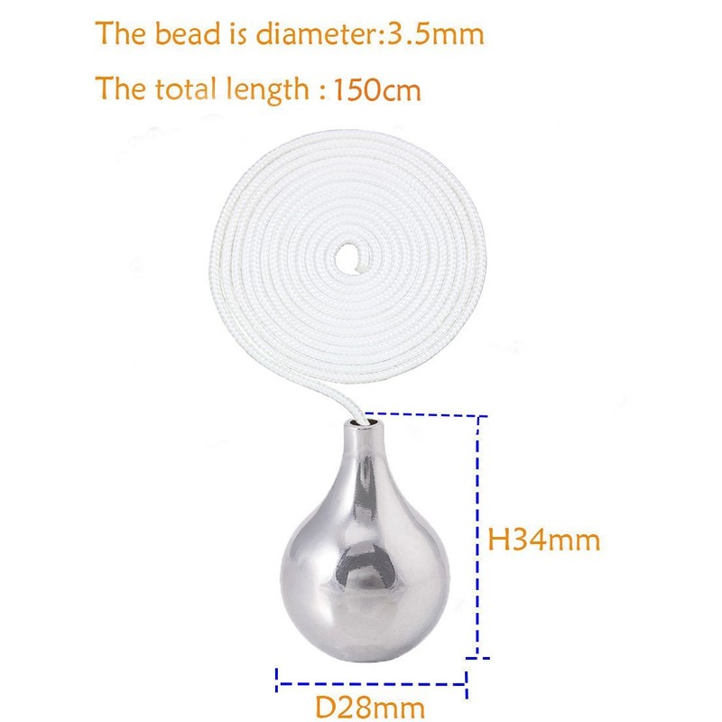 NewZC Cord Pull Light Pull Cord Bathroom pull Switch Teardrop