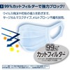 Elleair Hyper Block Mask, Virus Splash Blocking, Regular Size, Pack