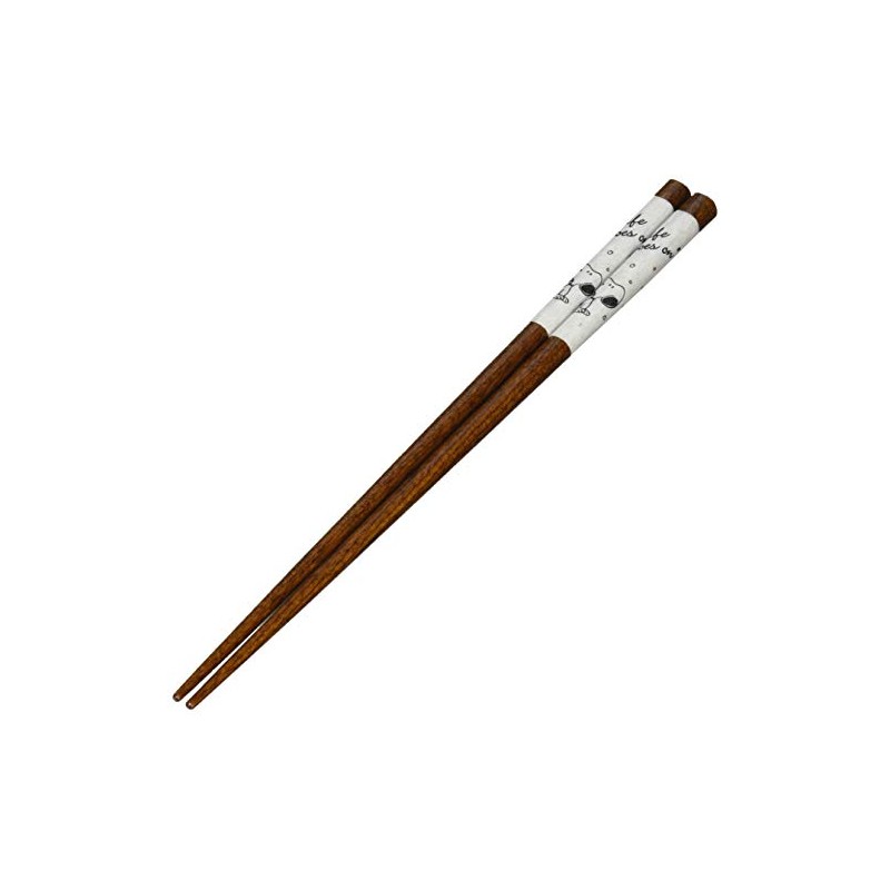 Peanuts SN614-840 Snoopy White Chopsticks