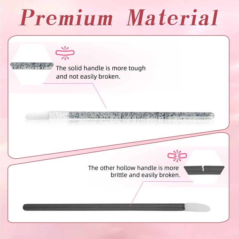 Vlasy Lip Brush, Lip Wands,Makeup Applicators 150PCs Lip Gloss Concealer