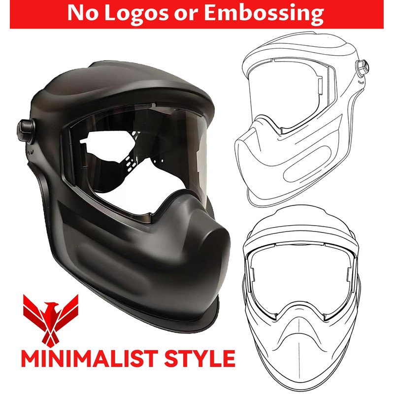 PHOENISING THE FORCE Anti-Fog Face Shield Grinding Work Tinted Lens