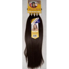 Shake-N-Go Milky Way 100% Human Hair Yaky Bulk 14” Color 4 Weaving.