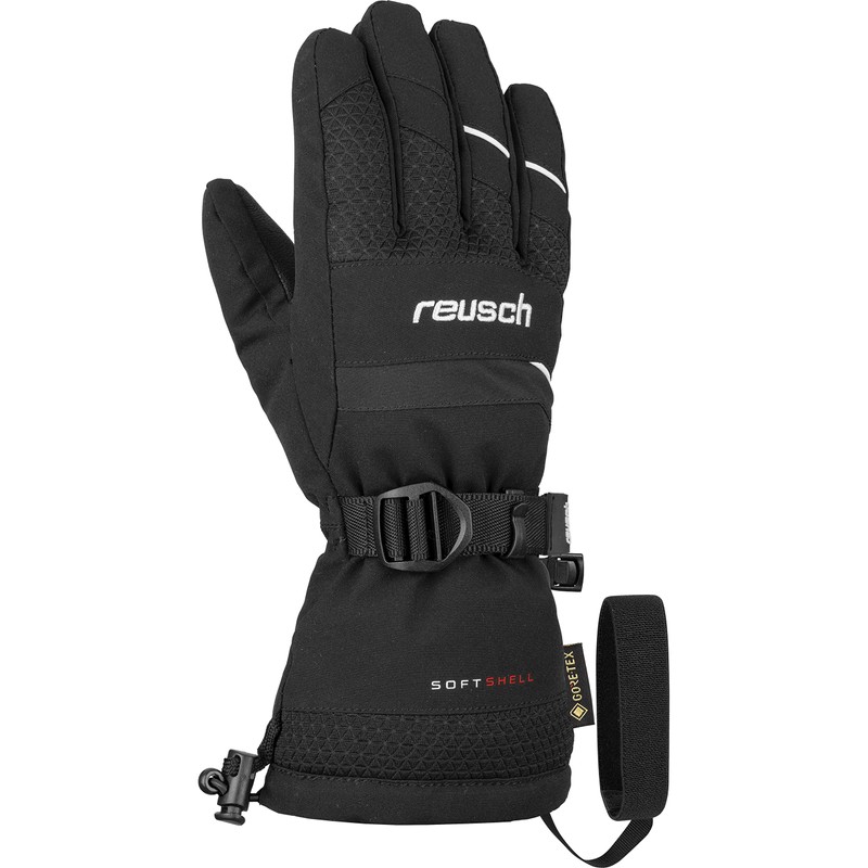 Reusch Children's Maxim GTX Gloves, Black/White, 4