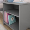 Max & Lily Classic Wood Nightstand with Shelves, Kids Bedside