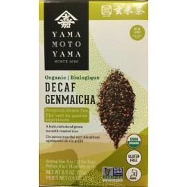 Yamamotoyama Japanese Organic DECAF GENMAICHA Green Tea with Roasted Rice 0.9 oz