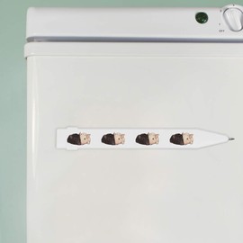 Azeeda 'Cuddling Pigs' Flat Magnetic Pen (MP00022895)