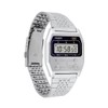 Casio A1100D-1D Digital Silver Strap Unisex Adult Watch, Gray Dial,