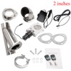 2inch Electric Exhaust Valve Y Pipe Kit Set With Remote