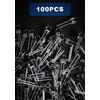 100pcs 5mm Blue LED Light Emitting Diode - Ultra Bright