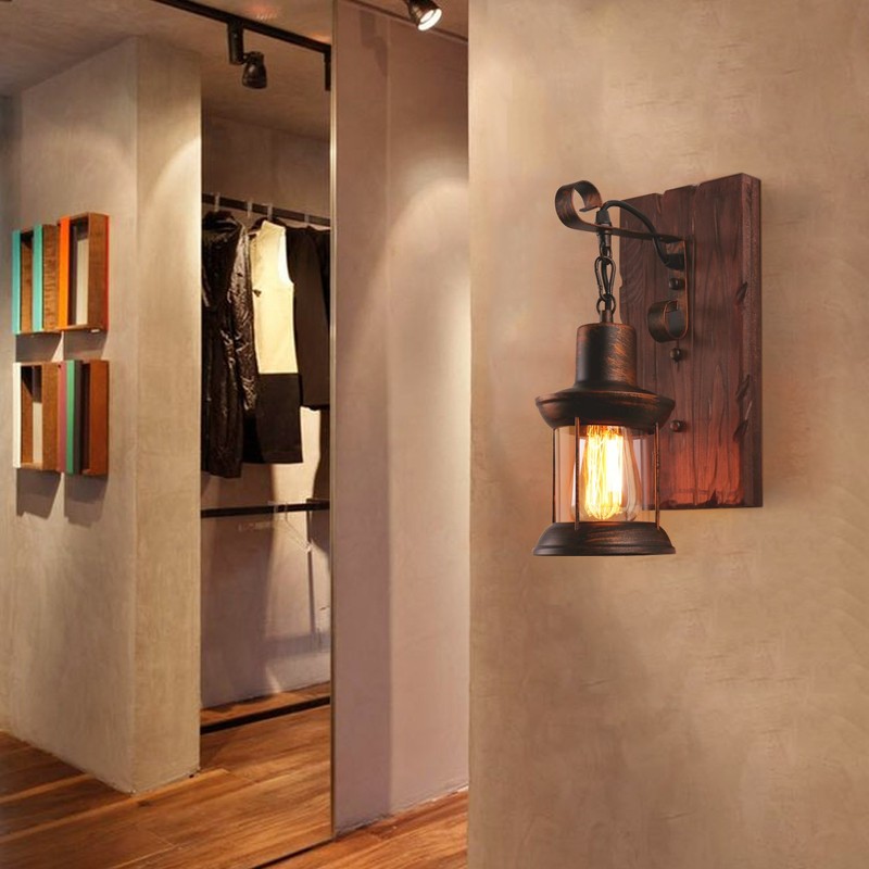 LightInTheBox Retro Rustic Wall Sconces, Industrial Vintage Wall Light Fixtures