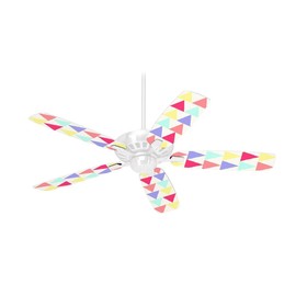 Triangles Light - Ceiling Fan Skin Kit fits most 42 inch fans (FAN and BLADES SOLD SEPARATELY)