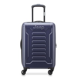 Jeep JH004C Hardside Expandable Luggage with Spinner Wheels, Peacoat Navy, Carry-On 20 Inch