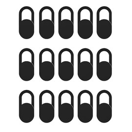 15PCS Webcam Cover, Protección Deslizante de Cámara Web para Privacidad en Laptop, Computadora, Dispositivos Móviles y Más, Compatible con iMac, Macbo