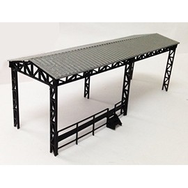 Outland Models Train Railway Layout Factory Open Shed for Locomotive HO OO Scale