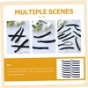 Gatuida Men's Elastic Hair Ties 30pcs No Crease Knotted Hair