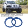 Pair of Exterior Turn Signal Light Ring Trim Fits for