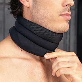 Straight neck neck fixing neck belt neck traction neck massage band Neck fixing belt beige/38(240)