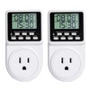 Techbee Indoor Digital Infinite Repeat Cycle Intermittent Outlet Timer Plug