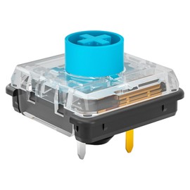 Kailh Choc Low Profile V2 Switch for Mechanical Gaming Keyboard Switch,5-Pin Switch,Clicky Switch(Blue,108pcs)