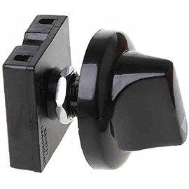 1 Pc Black Fan Rotary Switch 4 Position 3 Speed Selector Switch Governor with Button Fan Spee Governor Fan Isolator Switch and Professional Ceiling Fan Wall Controls
