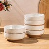 AmorArc Ceramic Cereal Bowls Set of 6, 22oz Stoneware Soup