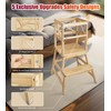 Toddler Tower,Kitchen Step Stool with CPC Certification,Sliding Anti-Fall Safety Bar,Solid