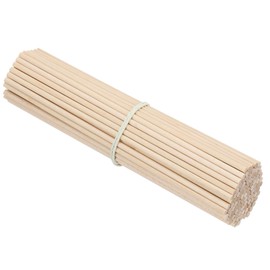 PATIKIL 1/8 x 6 Inch Dowel Rods Wood Sticks, 100 Pcs Unfinished Wooden Dowel Rods Round Dowels Hardwood Sticks for DIY Crafts Home Decor