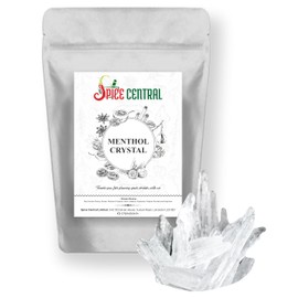Spice Central Natural Menthol Crystals Congestion Cold Flu Blocked Nose Relief Aromatherapy Premium Quality! (100g)