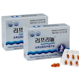 Lyprinol 34OFF+Korea Pharma Link Reprinol 120 Capsules x 2 (2 months supply) / 34OFF+한국파마링크리프리놀 120캡슐x2 (2개월분)
