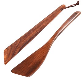 Wooden Spurtle Kitchen Flat Spatula for Cook Gift Giving Cooking Activities