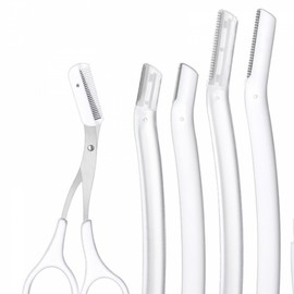 Travel Portable Eyebrow Grooming Kit: Razor, Scissors, Tweezers, and Thinning Tool Eyebrow 10ea