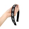 Burnaby Slim Black and White Diamond Hairband / 버나비 슬림