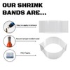 86 x 28 mm Clear Perforated Shrink Band for Spice