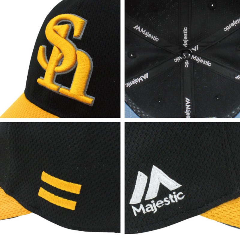 SoftBank Hawks Majestic Replica Cap (One Size)