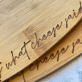 That's What Cheese Said Bamboo Cutting Board (11"x14")