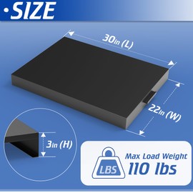 Wintcomfort Stove Top Cover with Handles, Heavy Duty Metal Noodle Board Cooktop Cover for Gas/Electric Stove Top, (L 30" x W 22" x H 3") Large Gas Stove Protective Cover for Kitchen Space Expansion