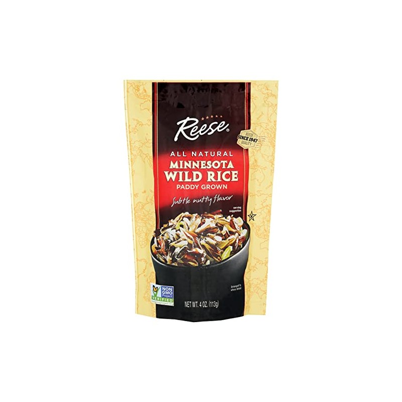 Reese Minnesota Wild Rice, 4 Ounces (Pack of 12)