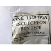 Escutcheaon 114500BA ESCUTCHEON Box Type 1-1/4" Tube x 3" Base