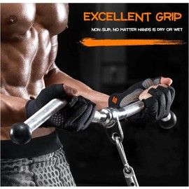 2022 Men Women Workout Gloves with Full Palm Protection and Excellent Grip for Weightlifting and Fitness - Specification: Size : Large