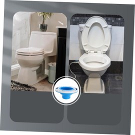 Toilet Flange Repair Kit, Blue Durable Silicone ABS Easy Installation Toilet Flange Replacement Kit for 4in 5in Pipe