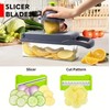 Multifunctional Vegetable Chopper 14 in 1 - Food Slicer, Dicer