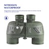 AOMEKIE 10X50 Marine Binoculars Waterproof with Rangefinder Compass for Hunting