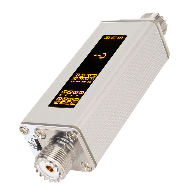 Mini SWR Power Meter 1.6‑30MHz High Frequency 0‑100W 350mAh Shortwave