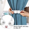 4 Packs Magnetic Curtain Tiebacks for Drapes, Convenient Drape Tie