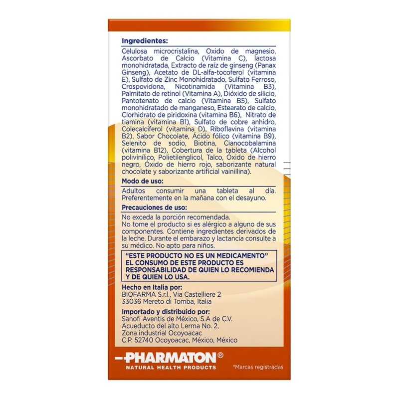 Multivitamínico Ginseng G115 Complete Cápsulas 19g Pharmaton