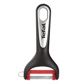 Tefal Ingenio Vegetable Peeler K20718, Premium Kitchen Utensils for Versatile Cooking Needs, 22 cm, Plastic, Red/Black, 22.1 x 9.2 x 2.85 cm