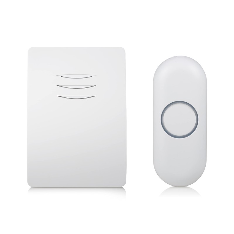 Byron DBY-21132 Doorbell Set, up to 100 m Wireless Range,