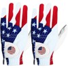 Golf Gloves American Flag Print (Small, Left)